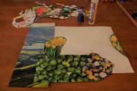 Cut out paper and glue stick