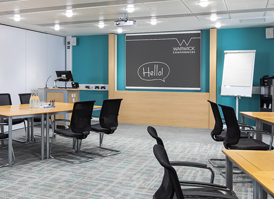 Radcliffe meeting space with multiple tables