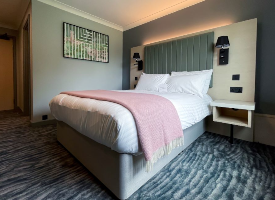 A picture of a double bedroom in Scarman