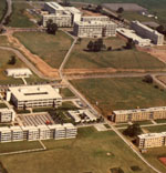 Central campus in 1971